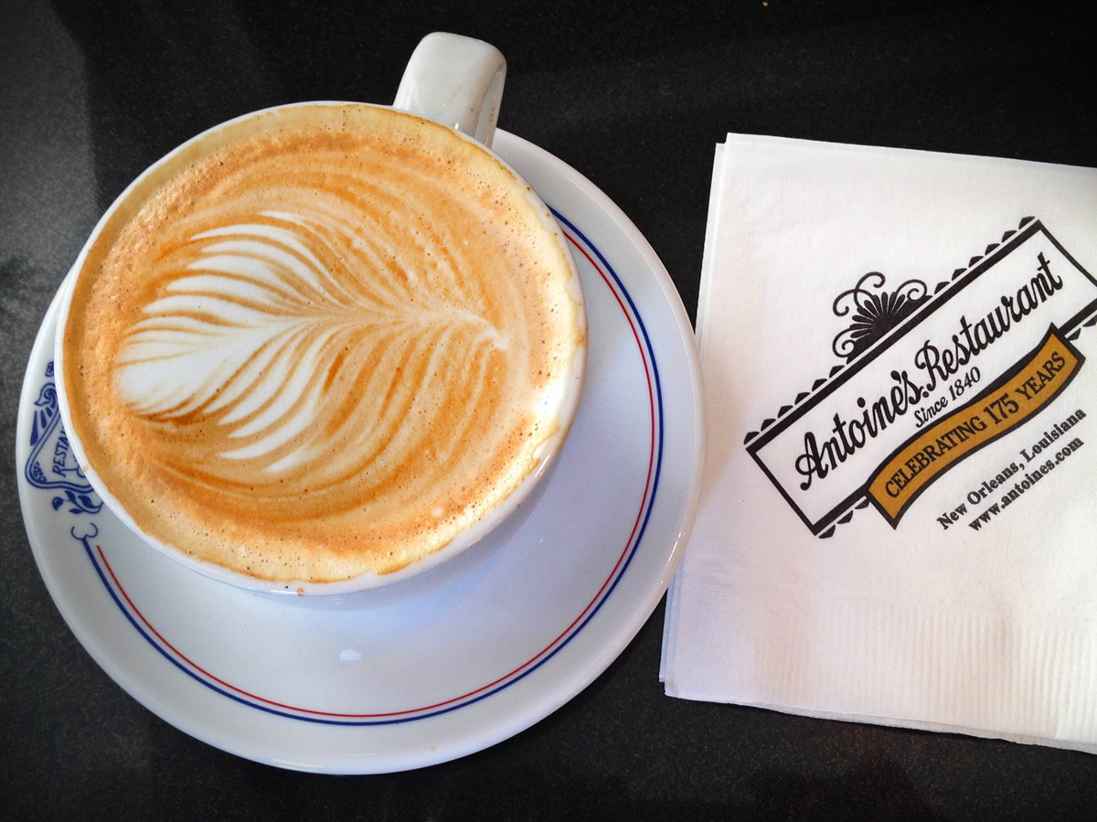 lattes in New Orleans, copyright Allison Cooling