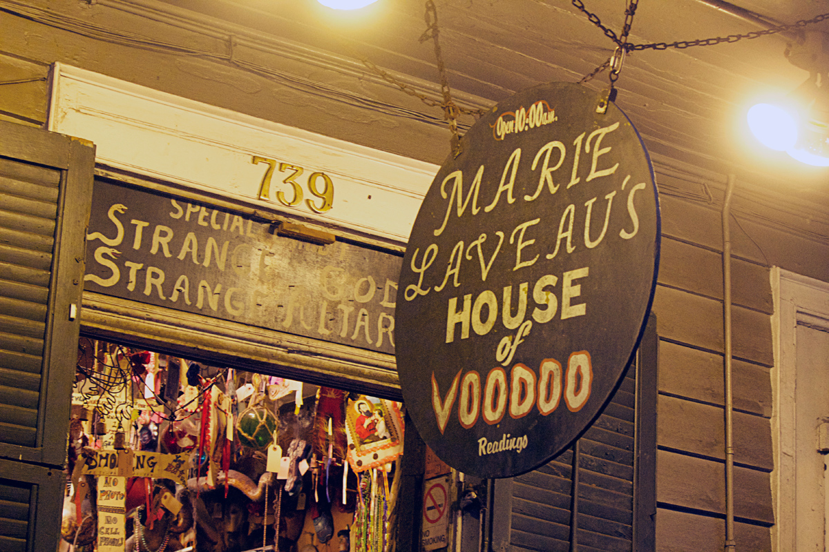 marie laveau's french quarter voodoo shop - copyright Allison Cooling