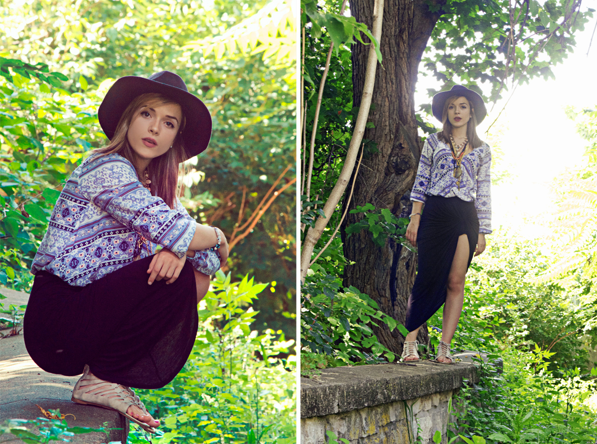 boho forest fashion inspiration by Allison Cooling