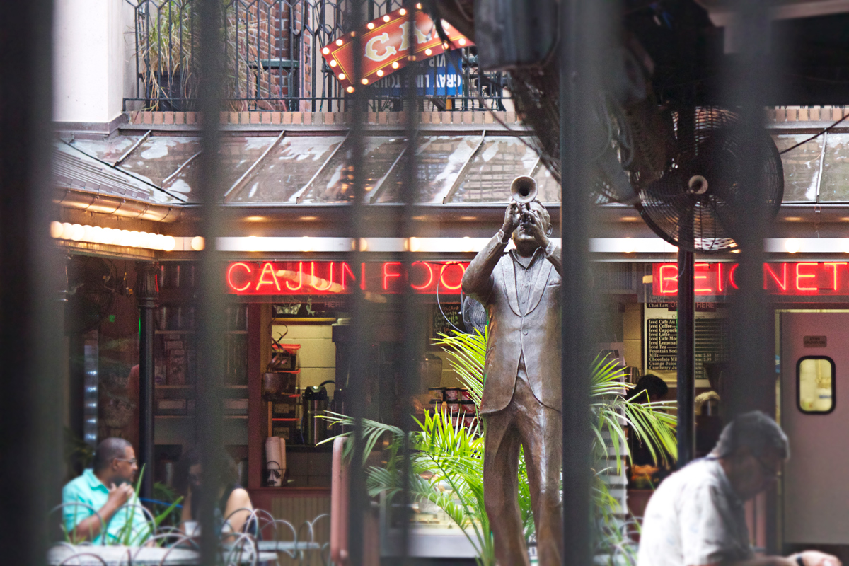 Tuba in Jackson Square NOLA -photo by Quiet Lion Creations
