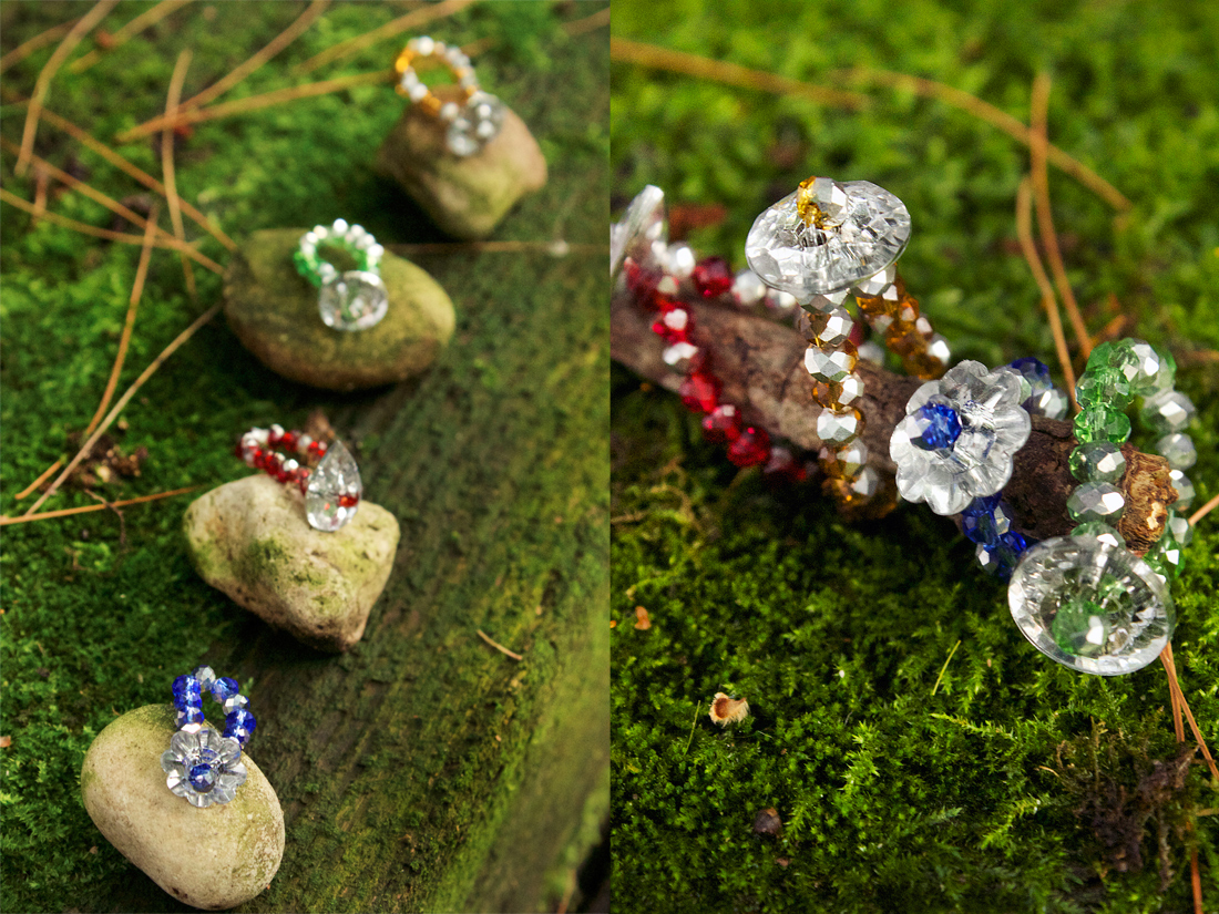 crystal ring tutorial by Allison Beth Cooling of Quiet Lion Creations