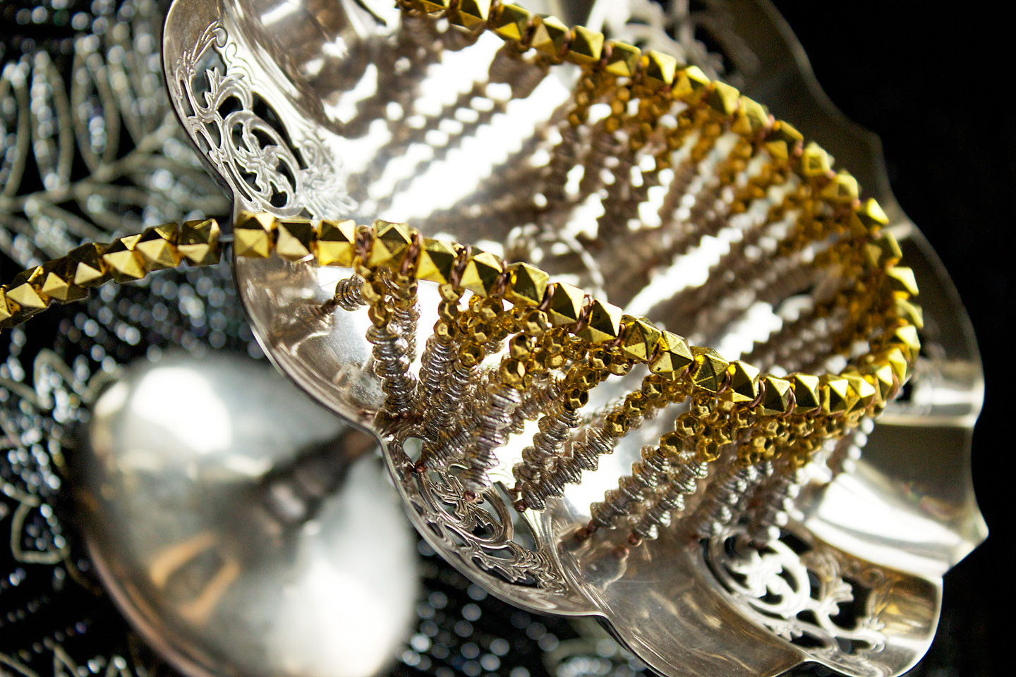 holiday statement necklace tutorial