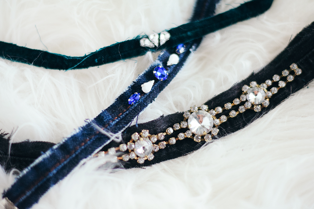 trendy fall choker diy