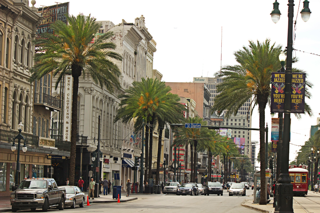 St. Charles street in the French Quarter -photo by Quiet Lion Creations
