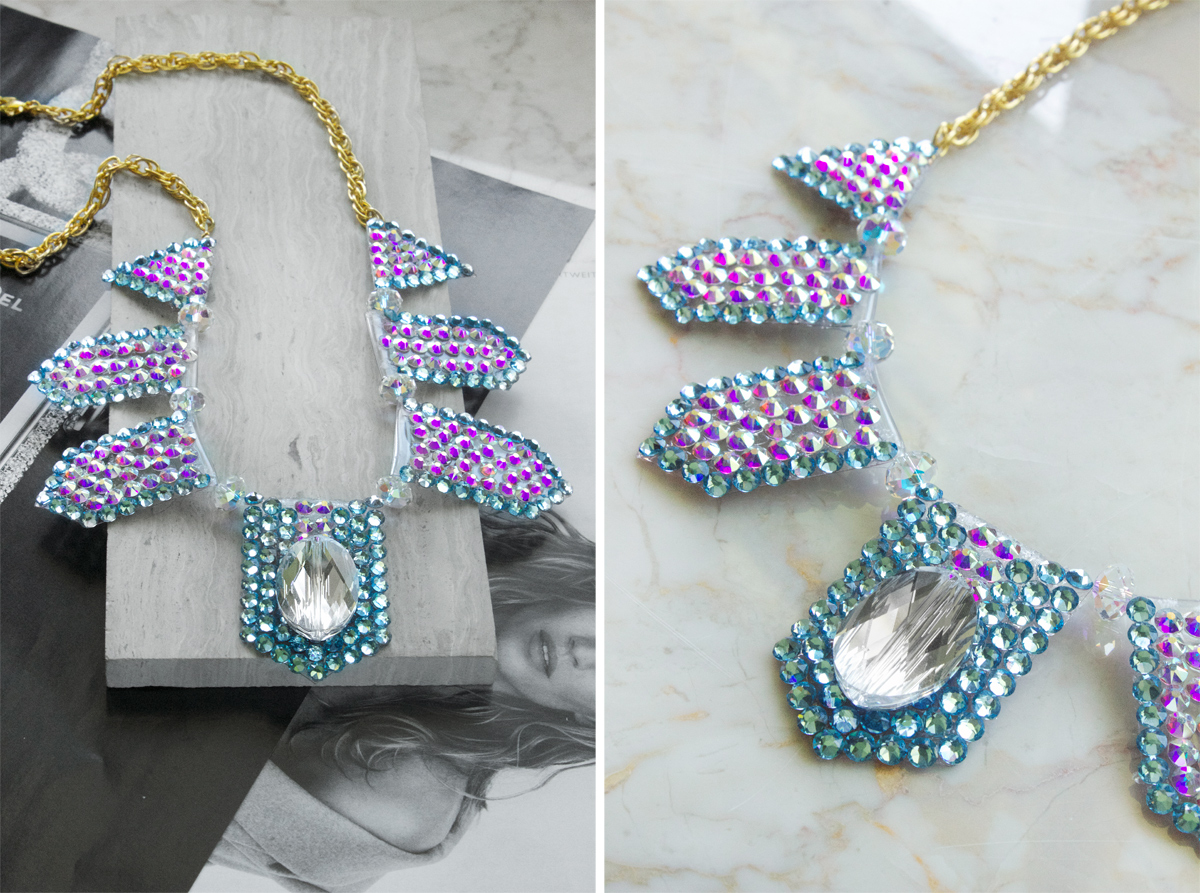 Pacific Crystals Swarovski necklace by Allison Cooling