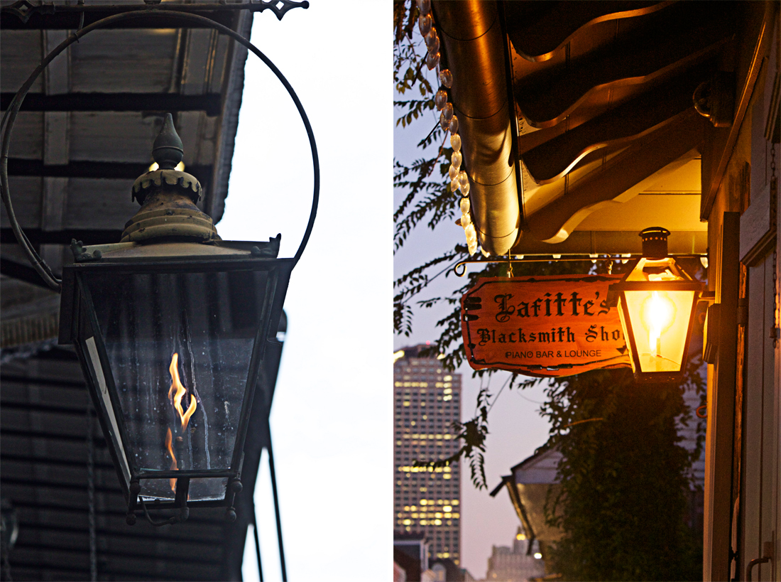 lanterns in the French Quarter -photo by Quiet Lion Creations