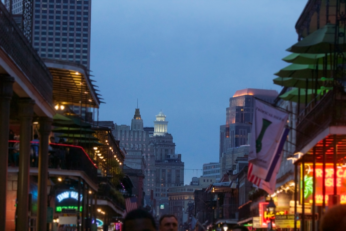New Orleans at night -photo by Quiet Lion Creations