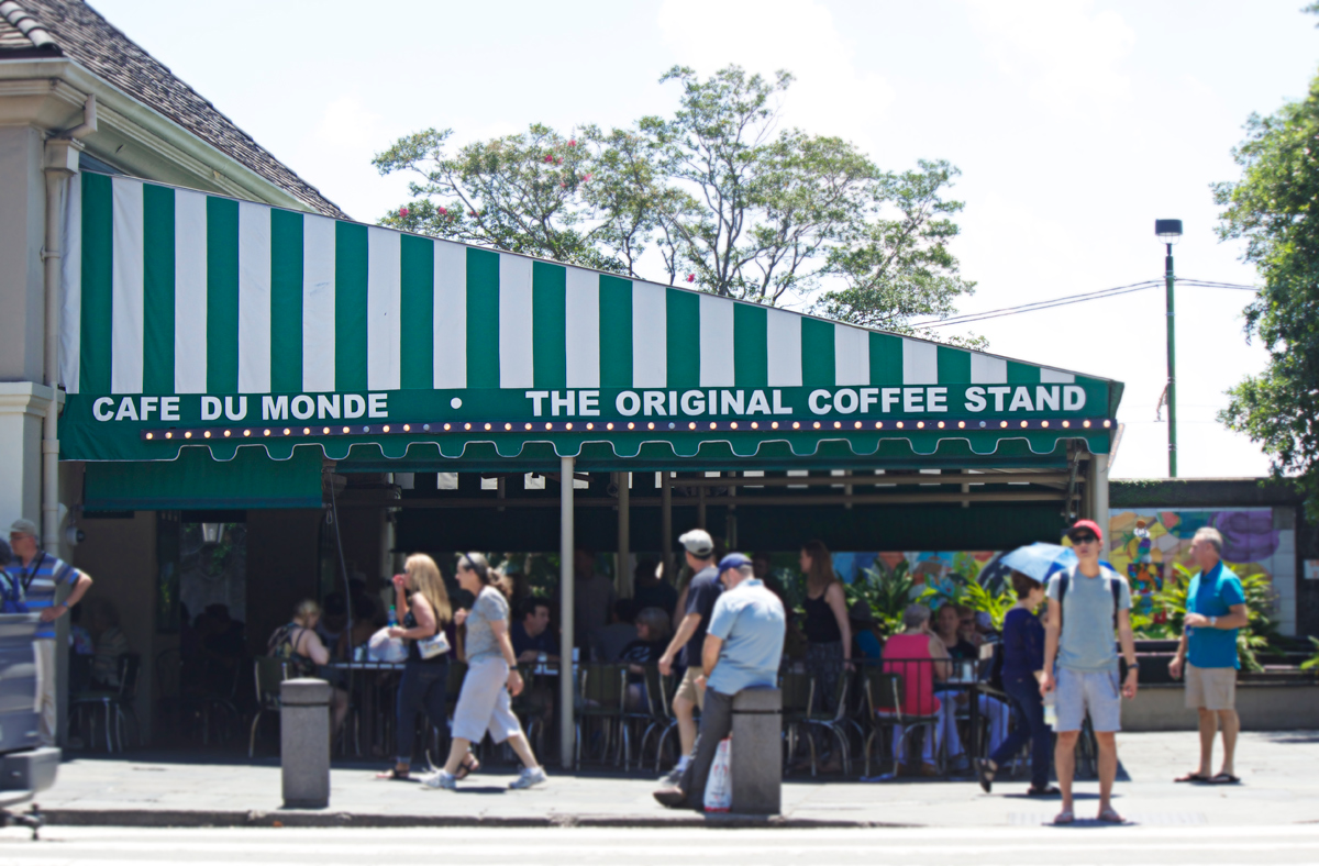 Cafe du Monde in the French Quarter -photo by Quiet Lion Creations