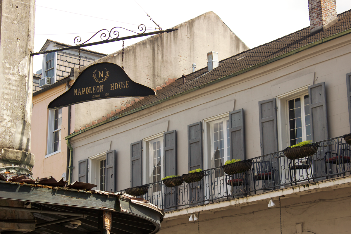 napoleon house restaurant in the french quarter - copyright Allison Cooling