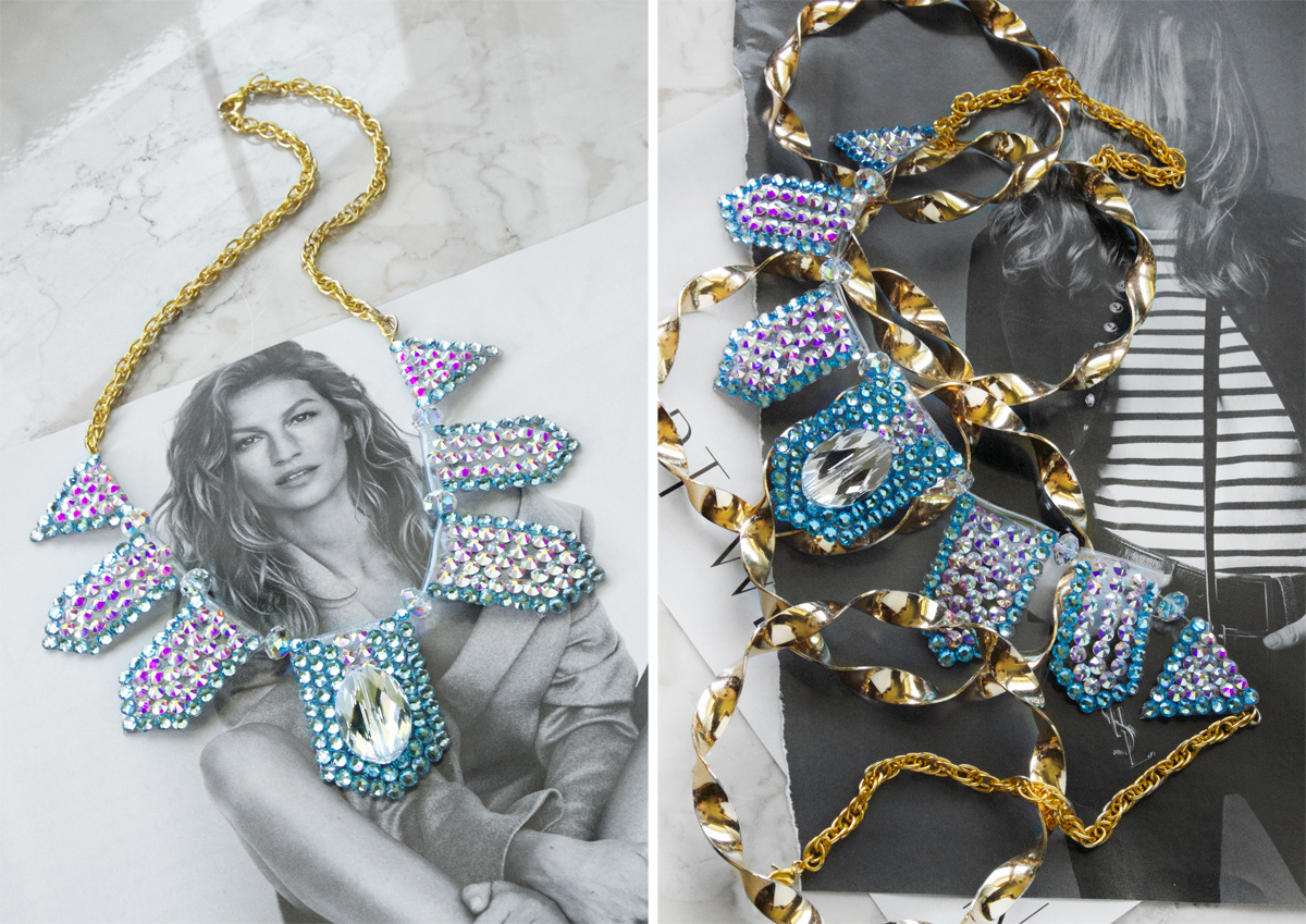 Pacific Crystals Swarovski necklace by Allison Cooling