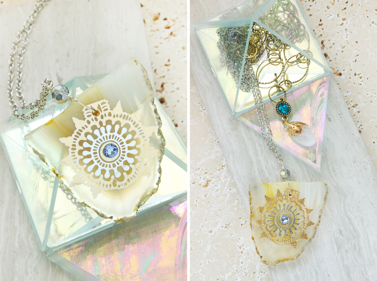 bohemian beaded necklaces by Allison Beth Cooling. Photo copyright Quiet Lion Creations