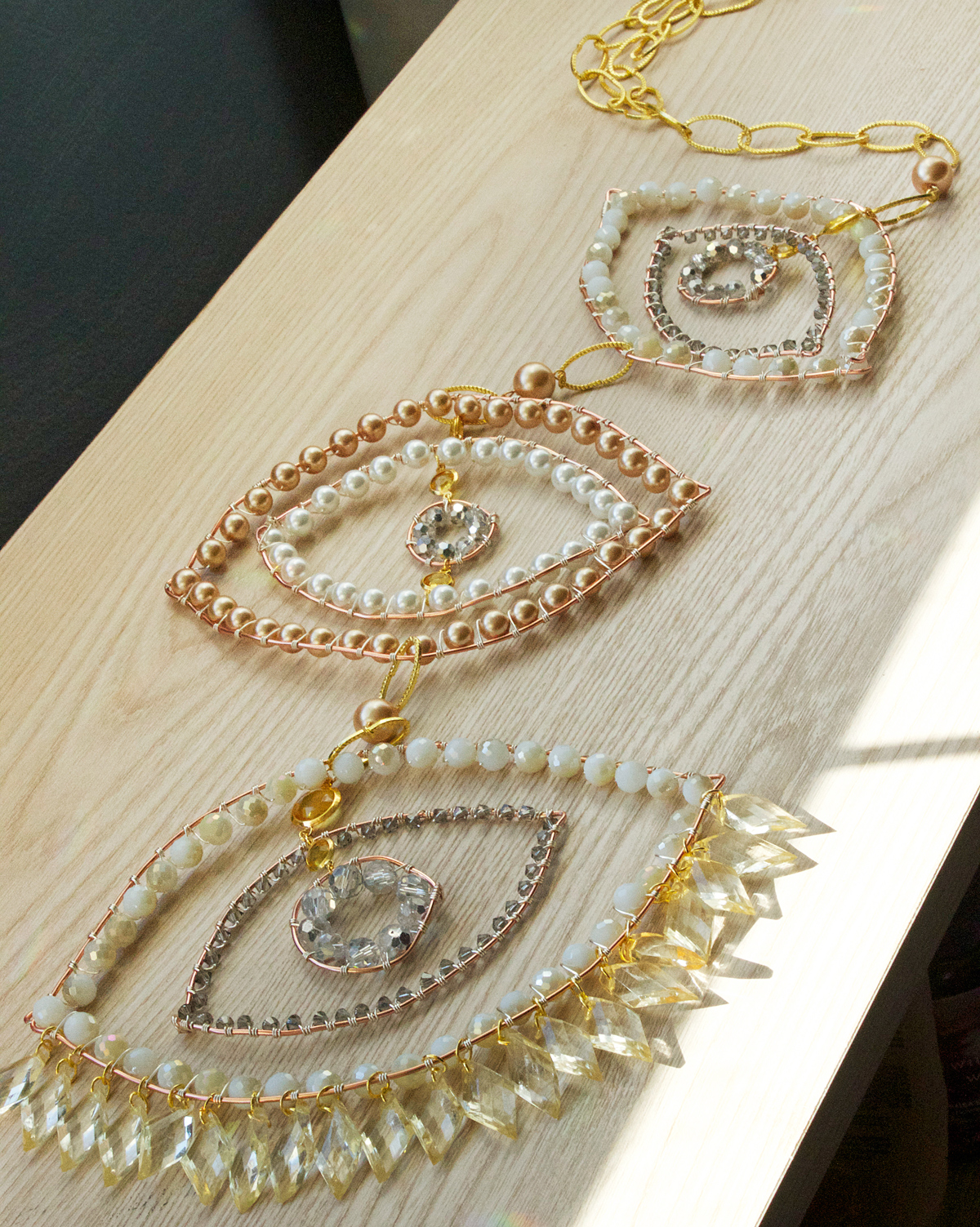 Third Eye Dreamcatcher: boho home decor by Allison Beth Cooling, quietlioncreations.com