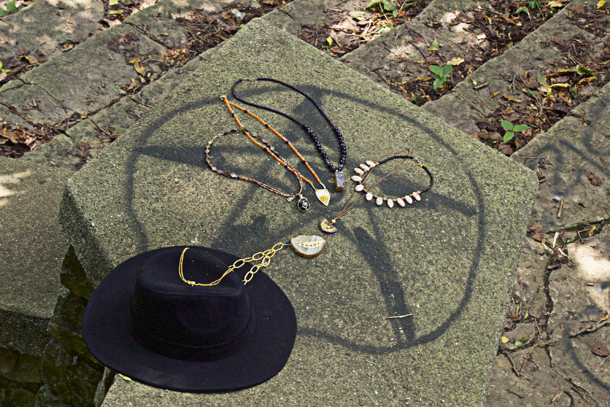 wicca pentagram goth style inspiration by Allison Beth Cooling