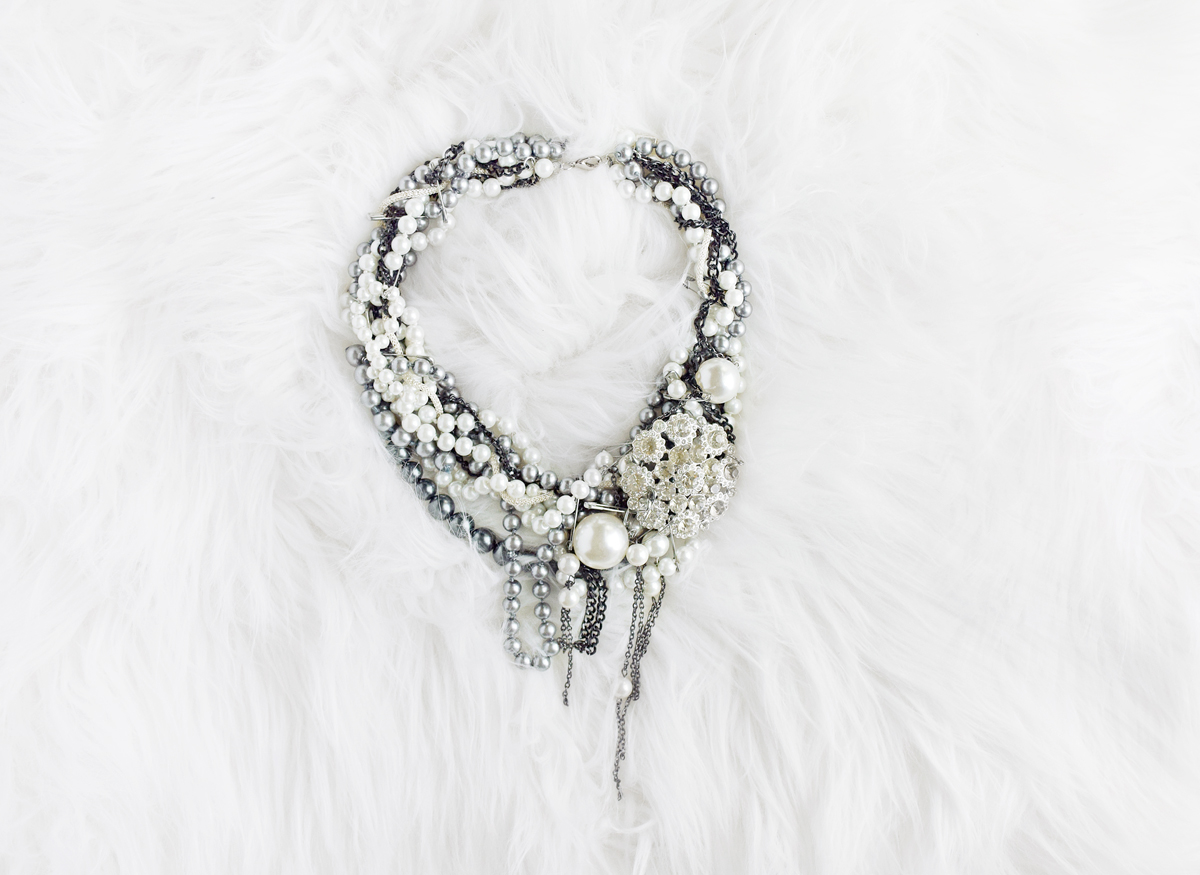 Victorian Statement Necklace by Quiet Lion Creations