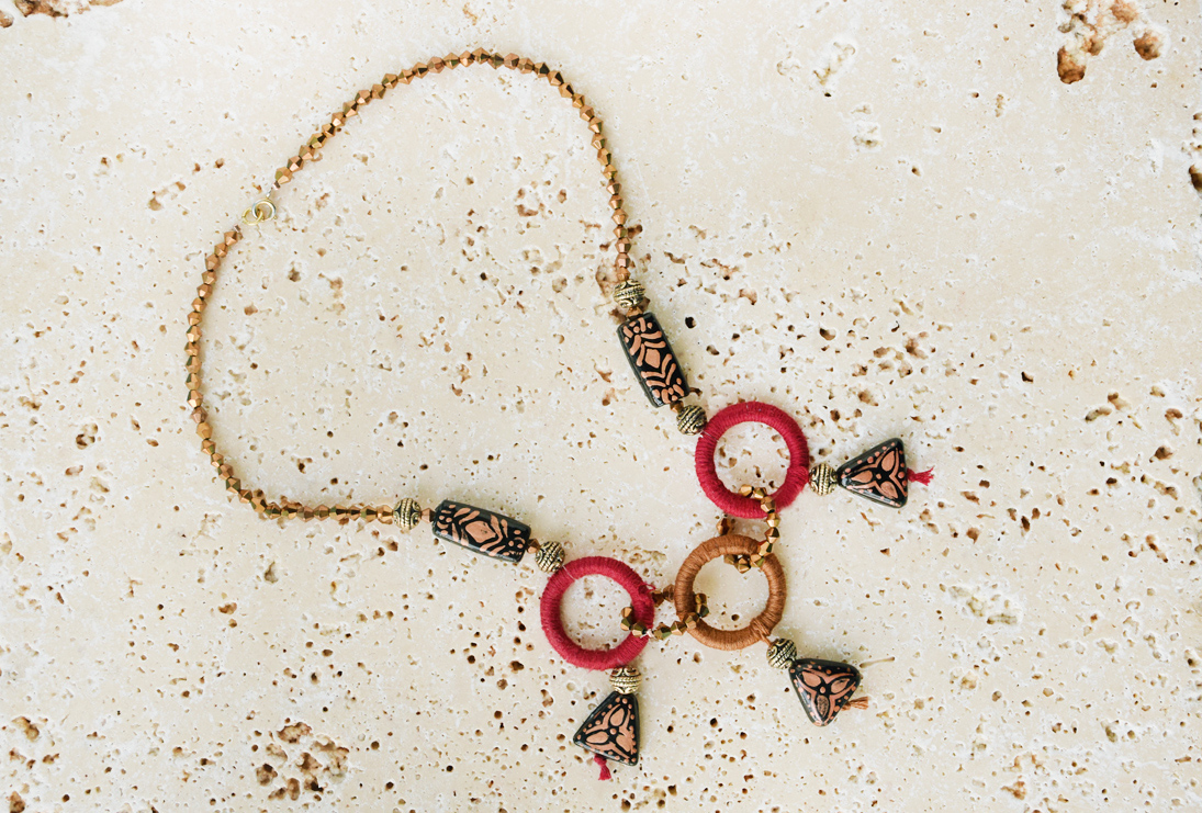 Alina necklace diy by Allison Beth Cooling