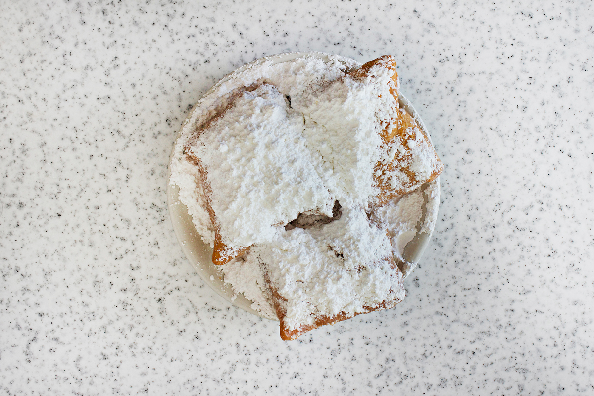 Beignets in New Orleans, copyright Allison Cooling