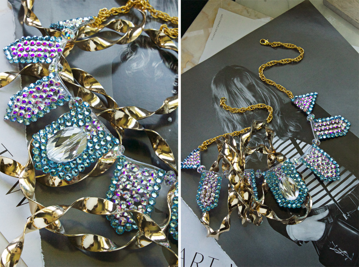 Pacific Crystals Swarovski necklace by Allison Cooling