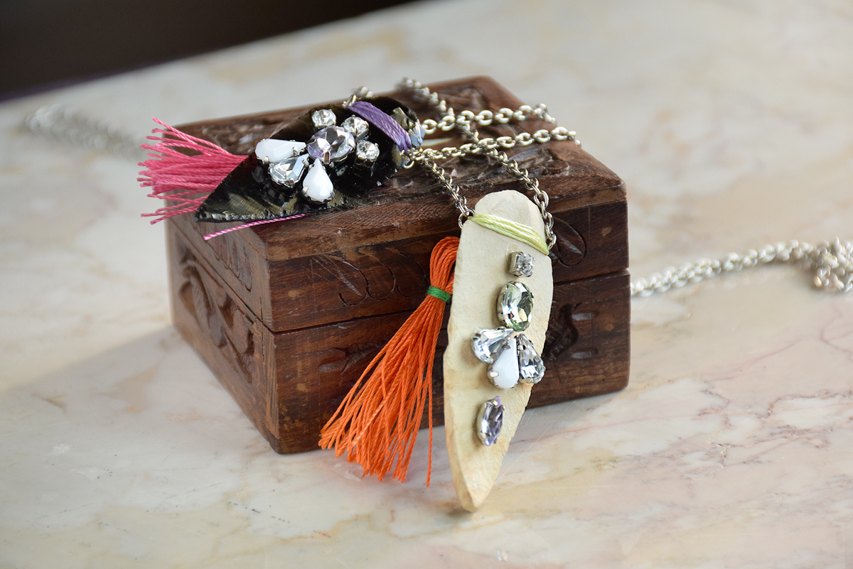 Mystic Arrowhead Necklace DIY by Quiet Lion Creations, quietlioncreations.com