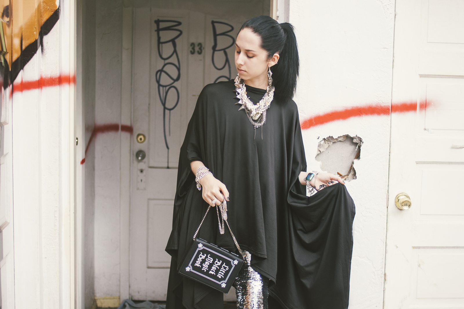 Goth fashion inspo by Quiet Lion Creations. Photo by Delane Ashley Photography