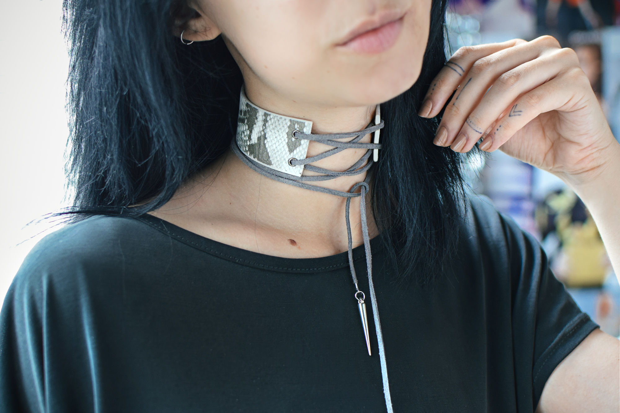 diy corset choker