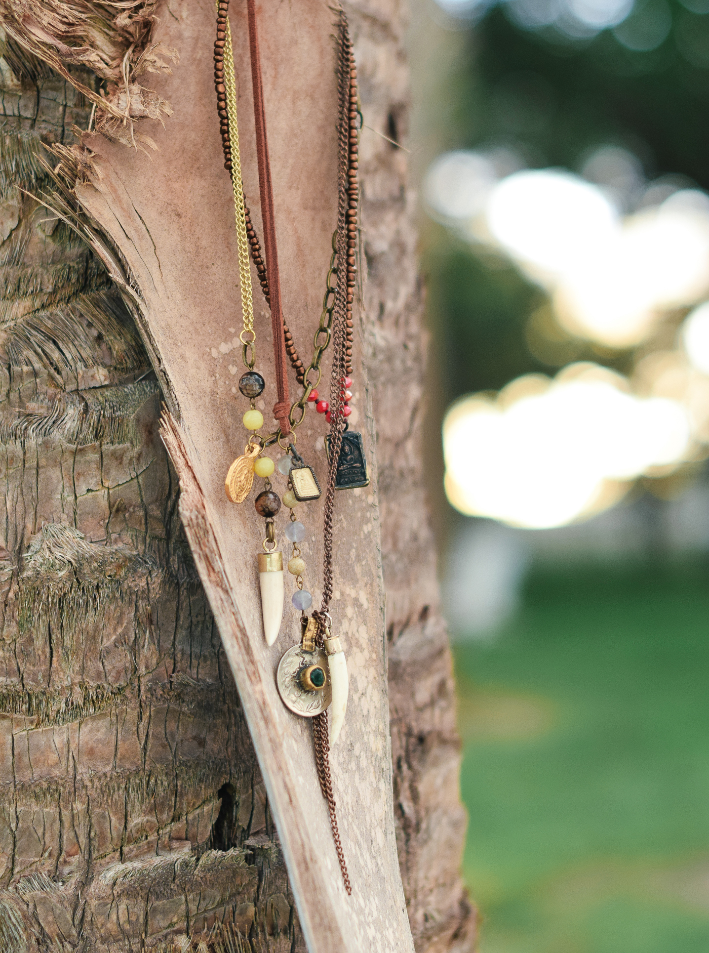 Men's bohemian jewelry by Quiet Lion Creations