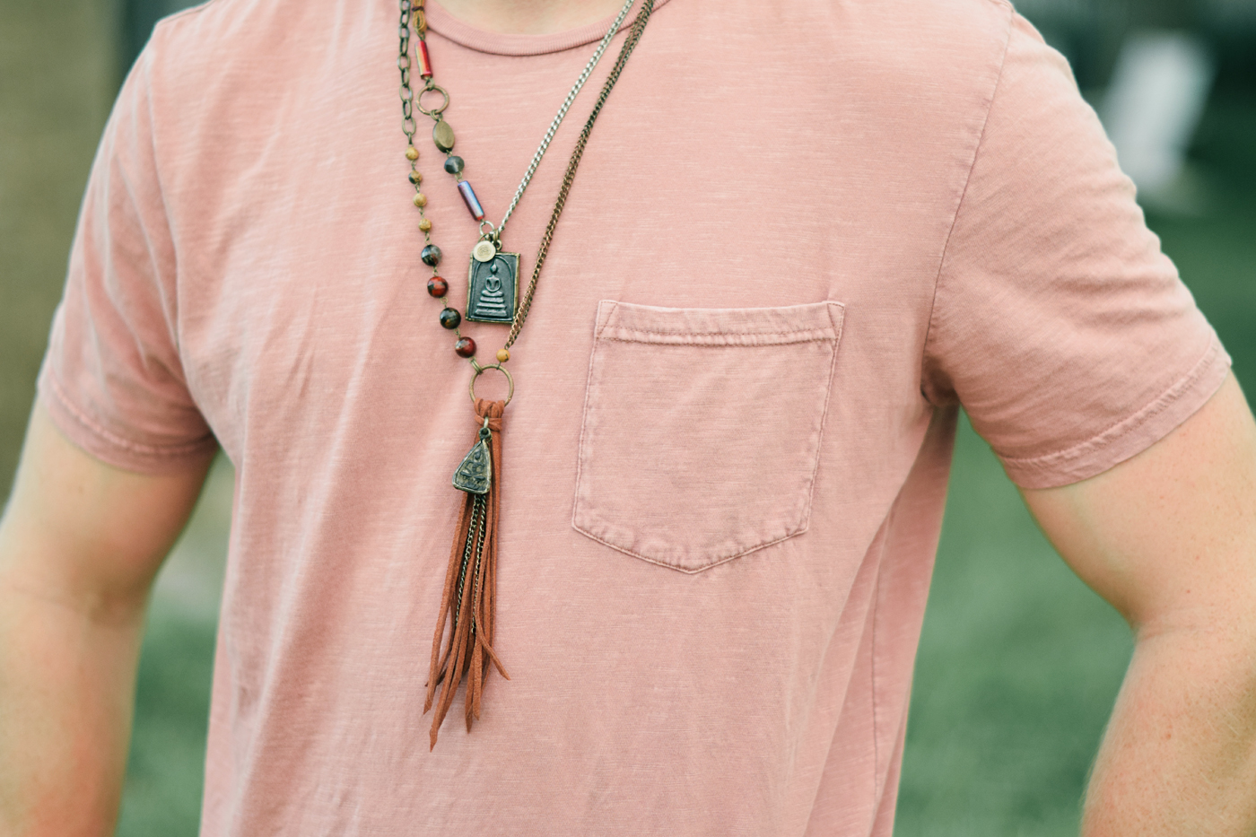 Men's bohemian jewelry by Quiet Lion Creations