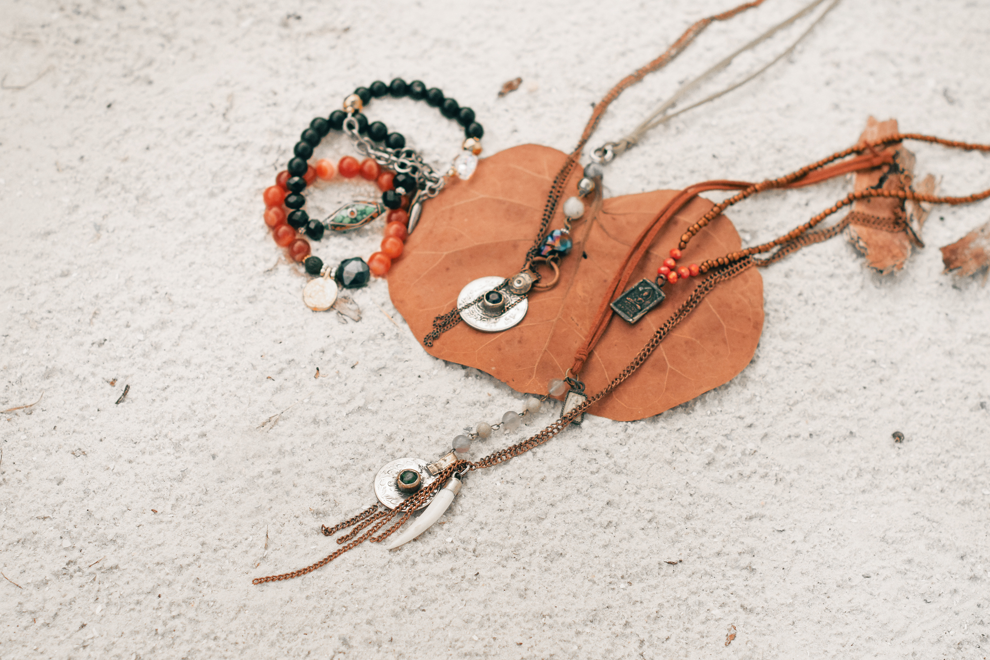 Men's bohemian jewelry by Quiet Lion Creations
