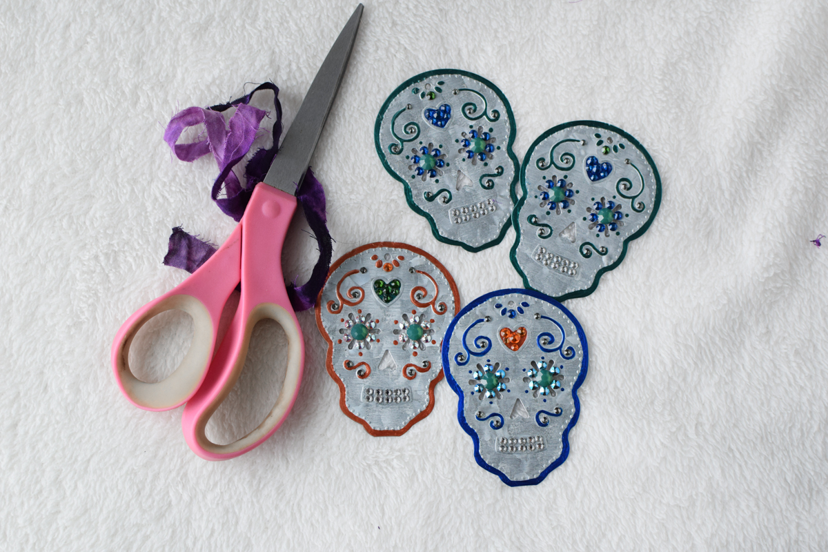 DIY Sugar Skull Garland - Quiet Lion Creations