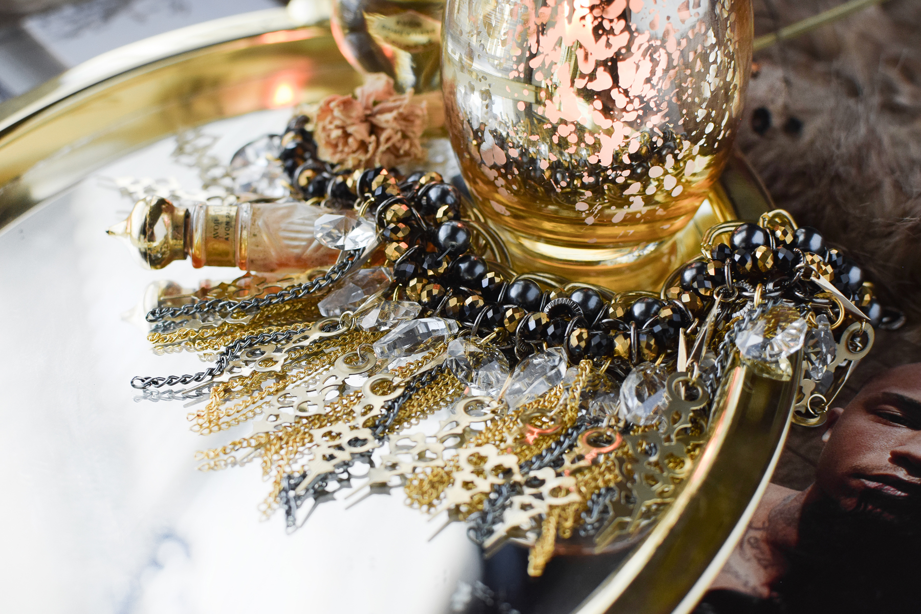 DIY Statement Necklace by Allison B Cooling for Quiet Lion Creations, quietlioncreations.com