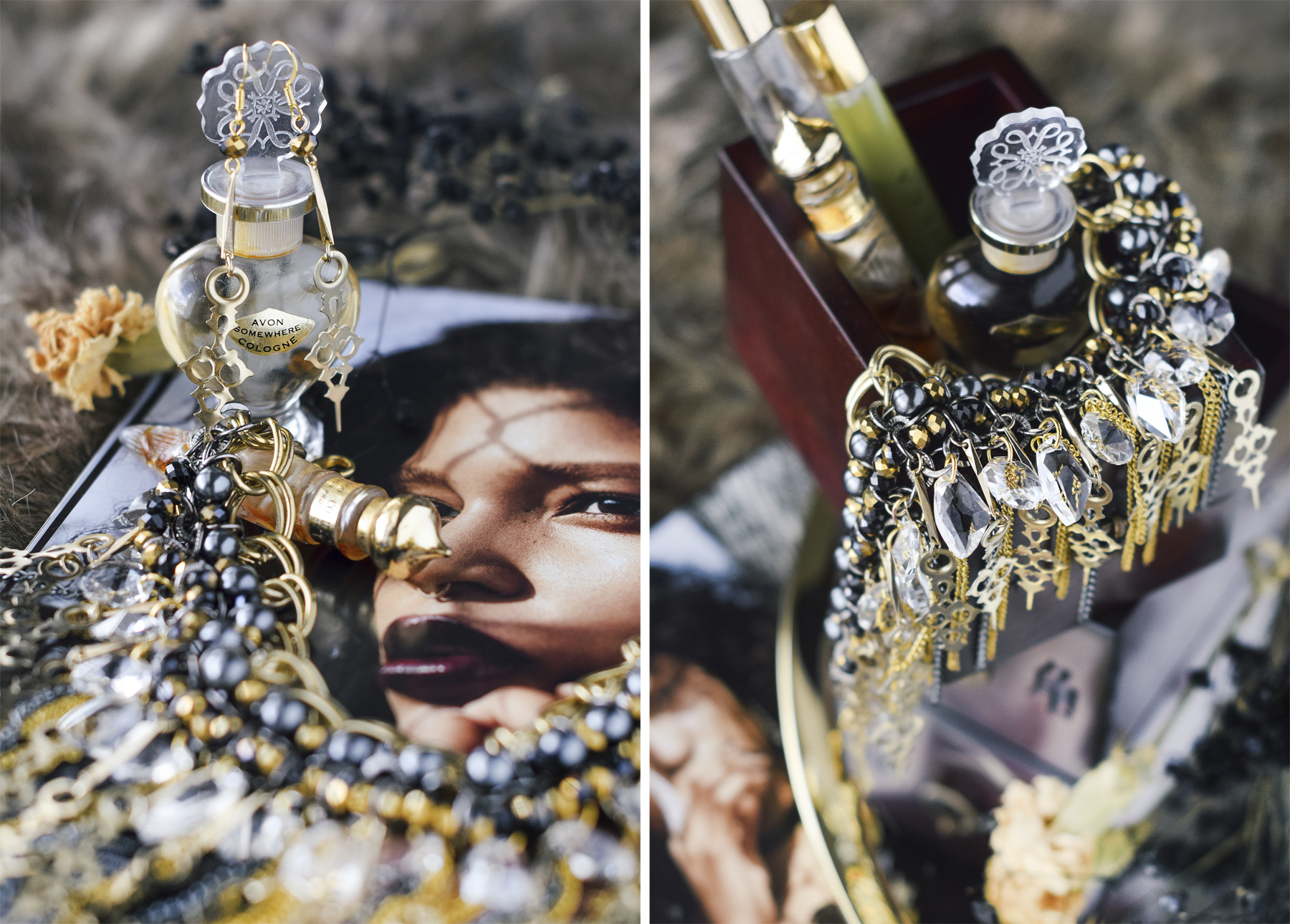 DIY Statement Necklace by Allison B Cooling for Quiet Lion Creations, quietlioncreations.com