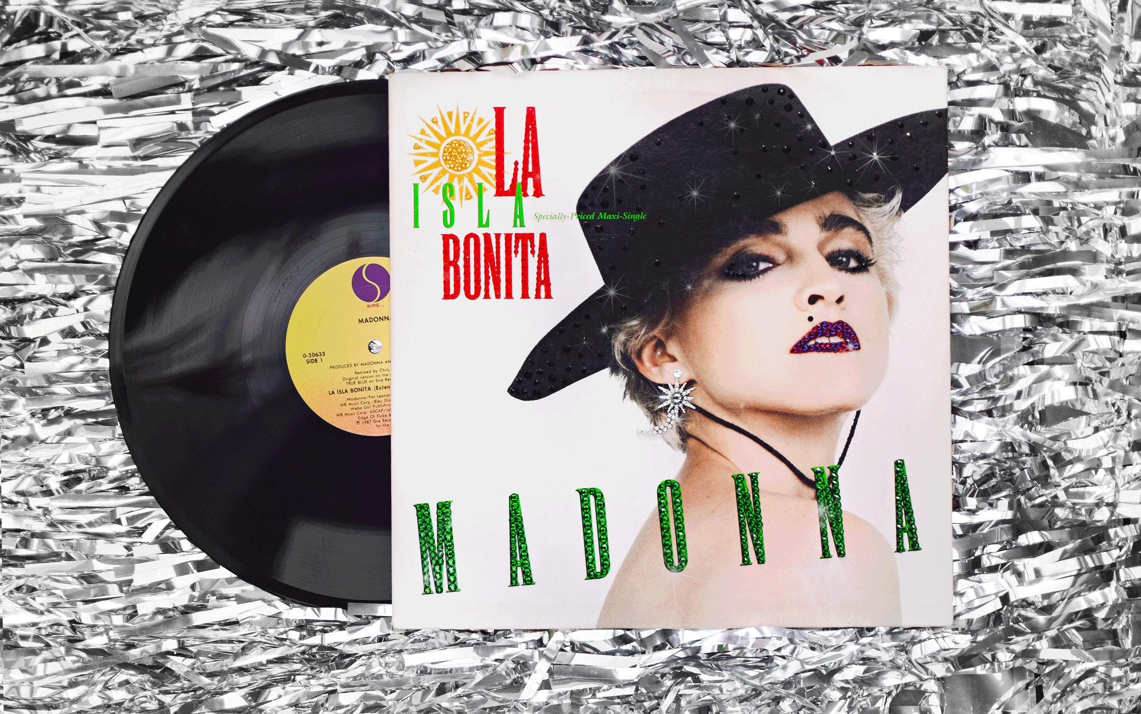 diy crystallized album cover by Quiet Lion Creations