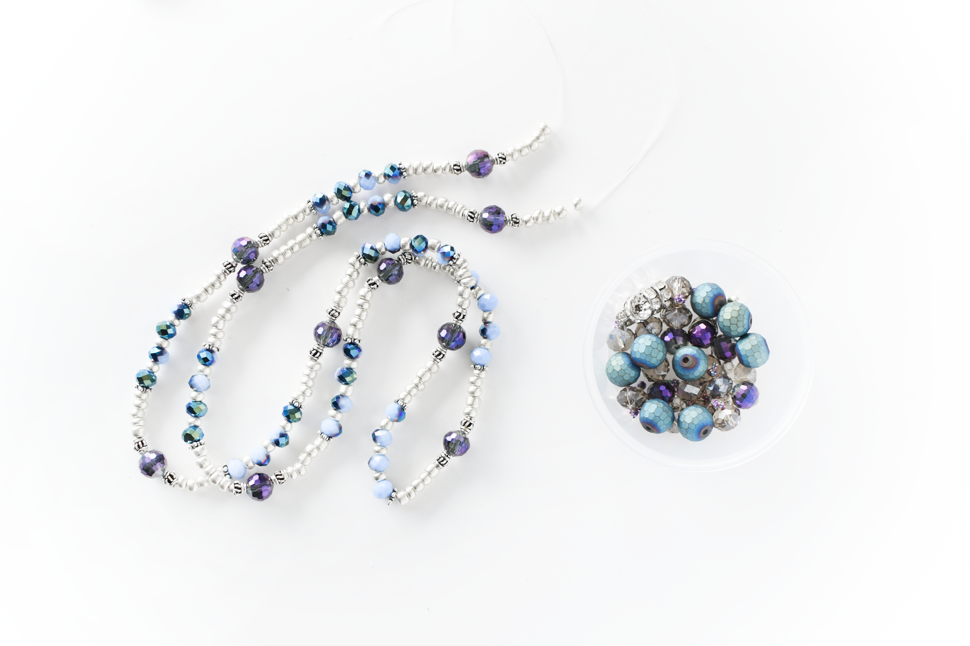 DIY Boho Beaded Bracelet/Necklace Duo