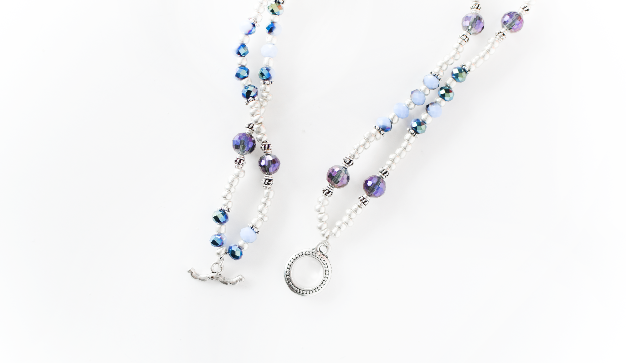 DIY Boho Beaded Bracelet/Necklace Duo