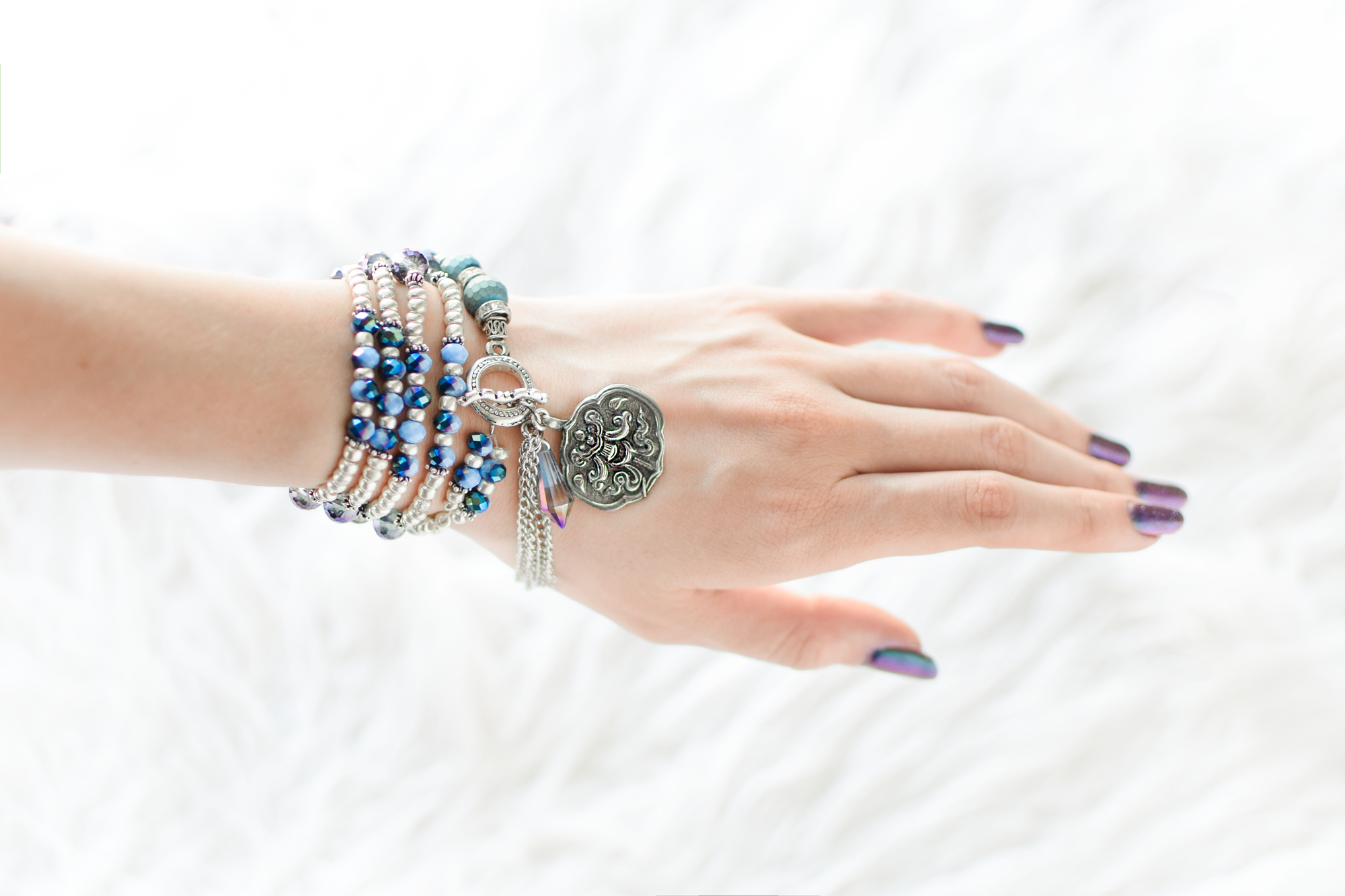 DIY Boho Beaded Bracelet/Necklace Duo