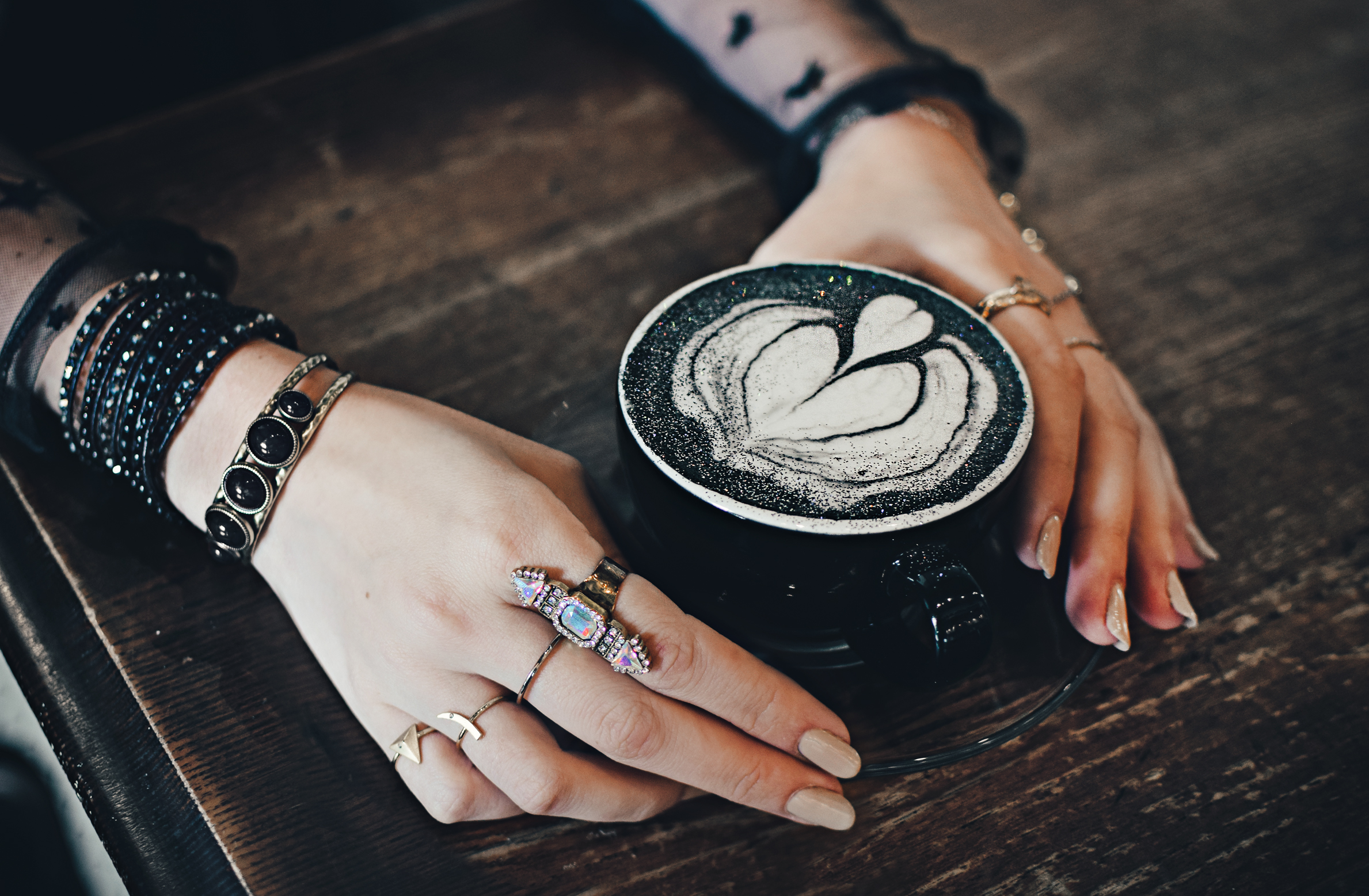 charcoal latte - quiet lion creations