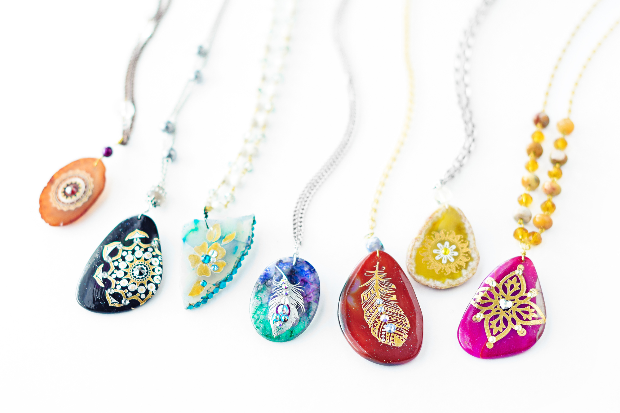 DIY Boho Bliss Necklace Video Tutorial - Quiet Lion Creations