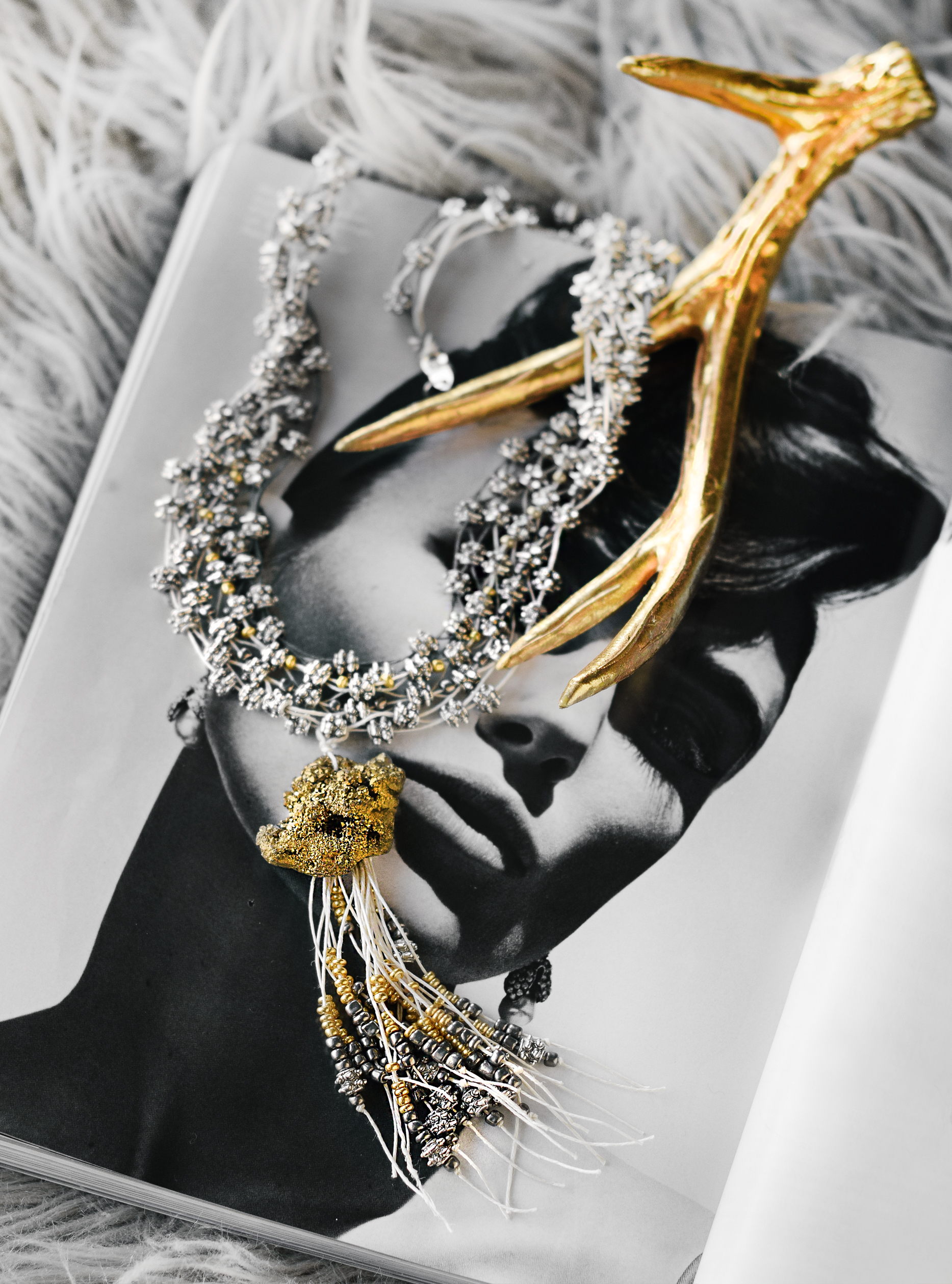 Gold Rush Necklace - Quiet Lion Creations