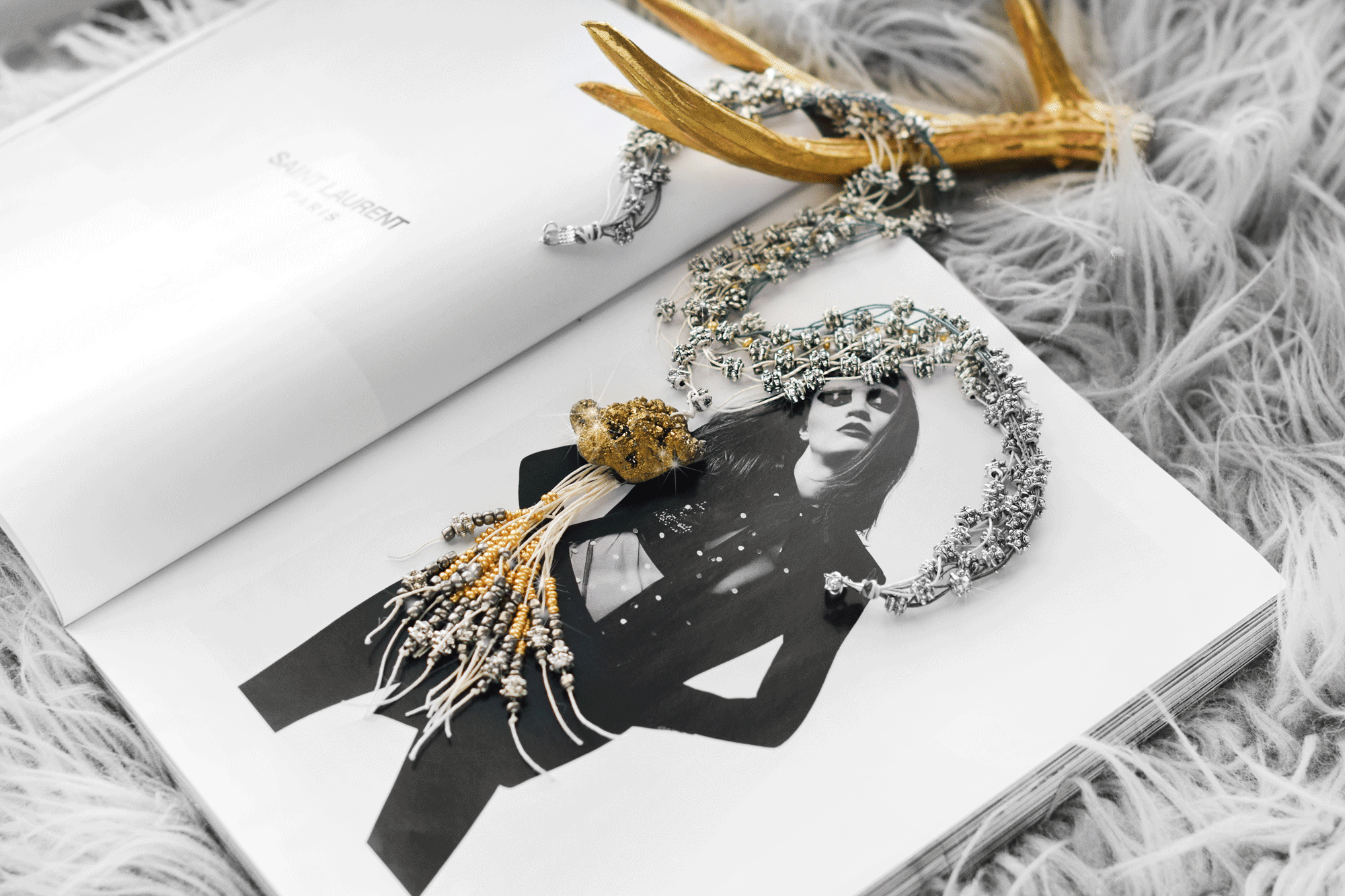 Gold Rush Necklace - Quiet Lion Creations