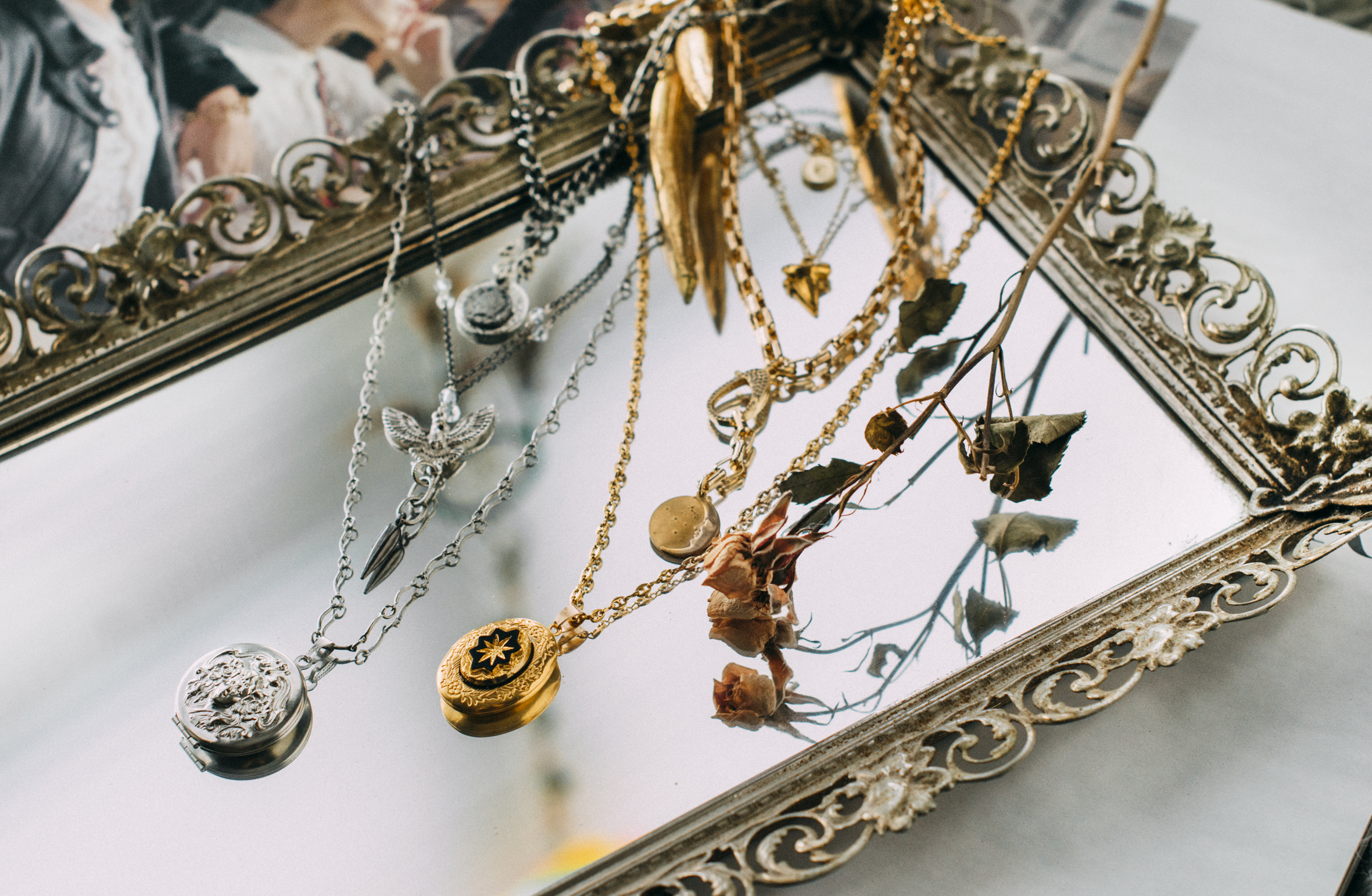 diy layered necklace by Quiet Lion Creations