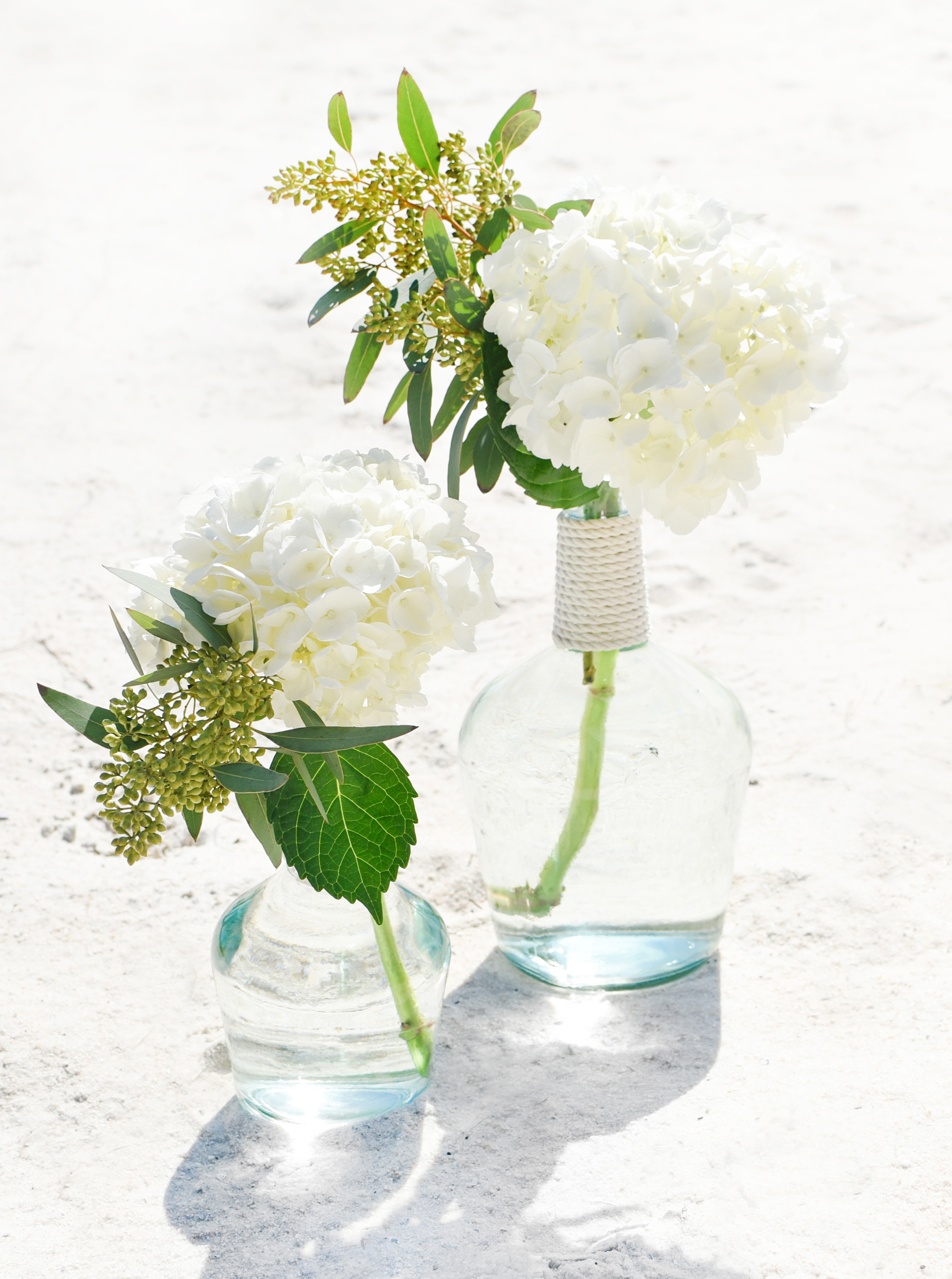 DIY Sailor's Rope Vases