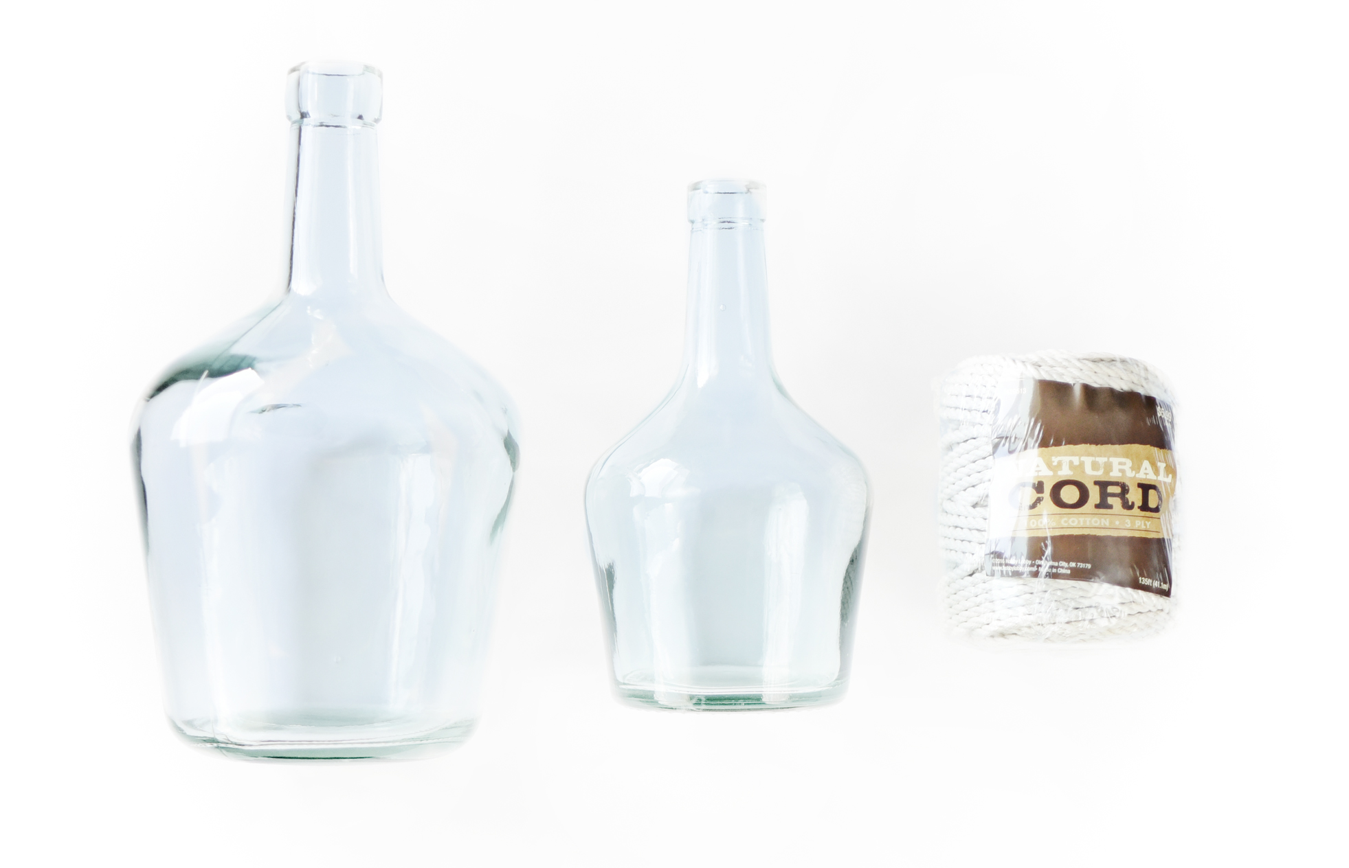 DIY Sailor's Rope Vases