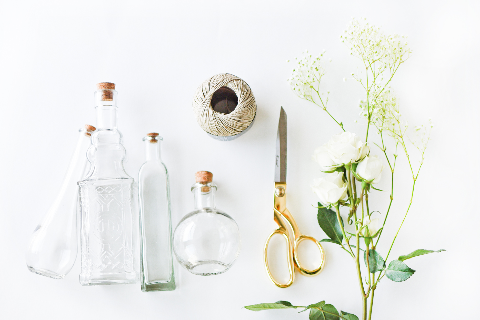 DIY Hanging Flower Vases