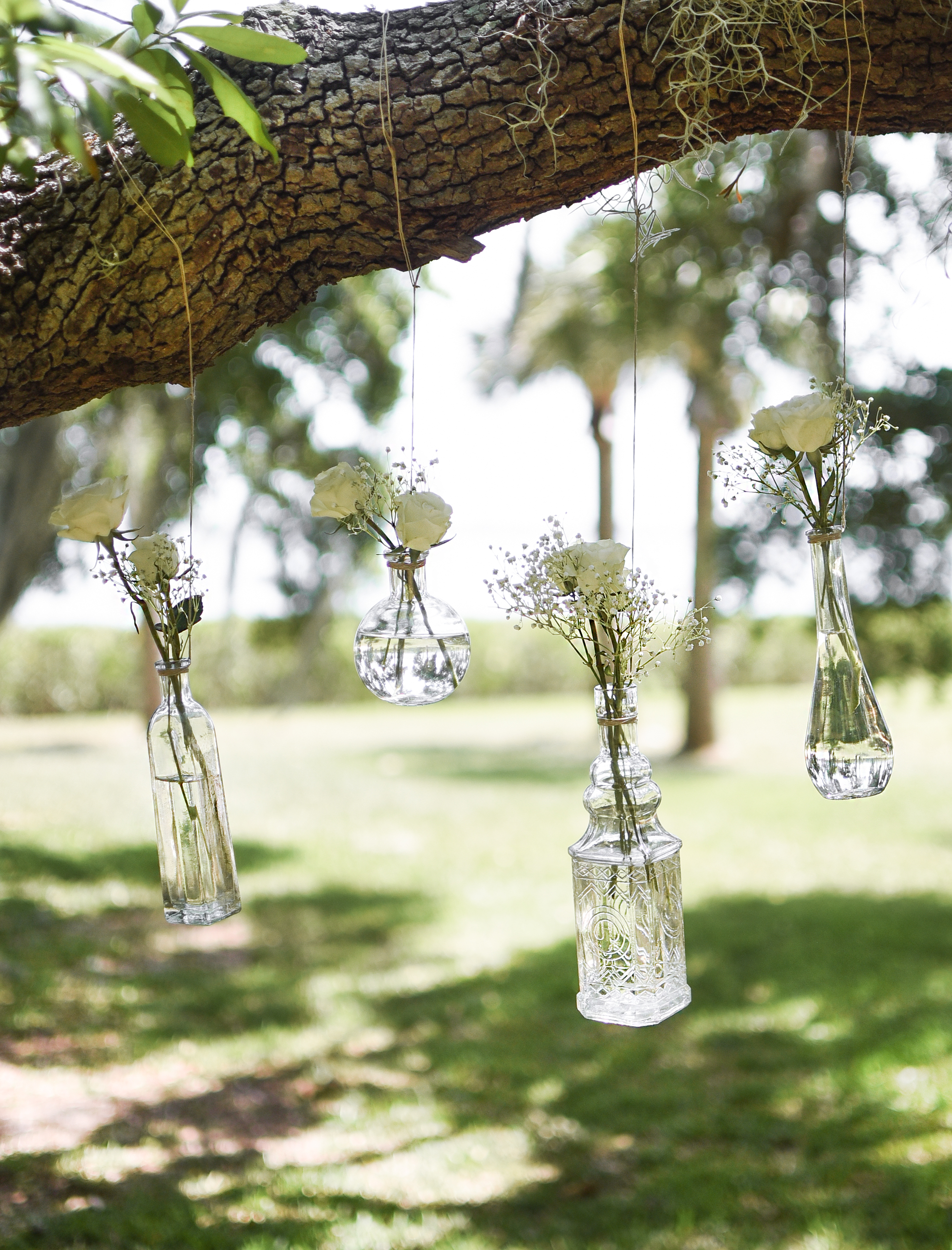 DIY Hanging Flower Vases